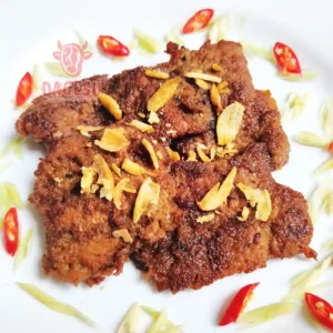 daging gepuk sunda dagesu goreng